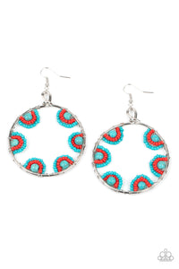 Paparazzi Earring - Off The Rim - Blue