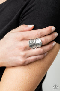 Paparazzi Ring - High Stakes Gleam - Silver