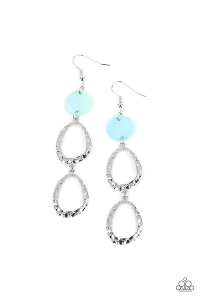 Paparazzi Earring - Surfside Shimmer - Blue