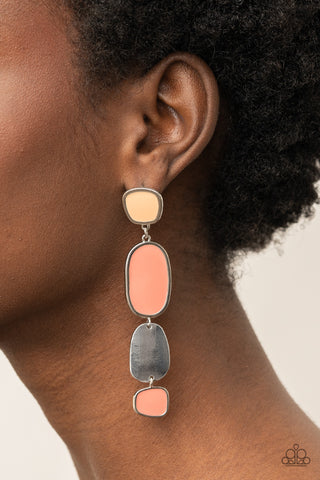 Paparazzi Earring - All Out Allure - Orange