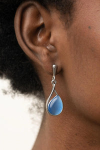Paparazzi Earring - Pampered Glow Up - Blue