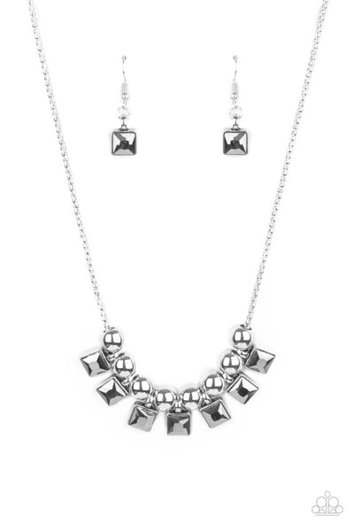 Paparazzi Necklace - Graciously Audacious - Silver