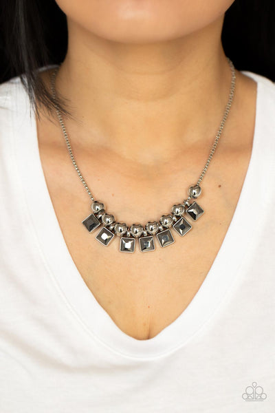 Paparazzi Necklace - Graciously Audacious - Silver