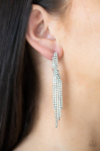 Paparazzi Earring - Cosmic Candescence - White