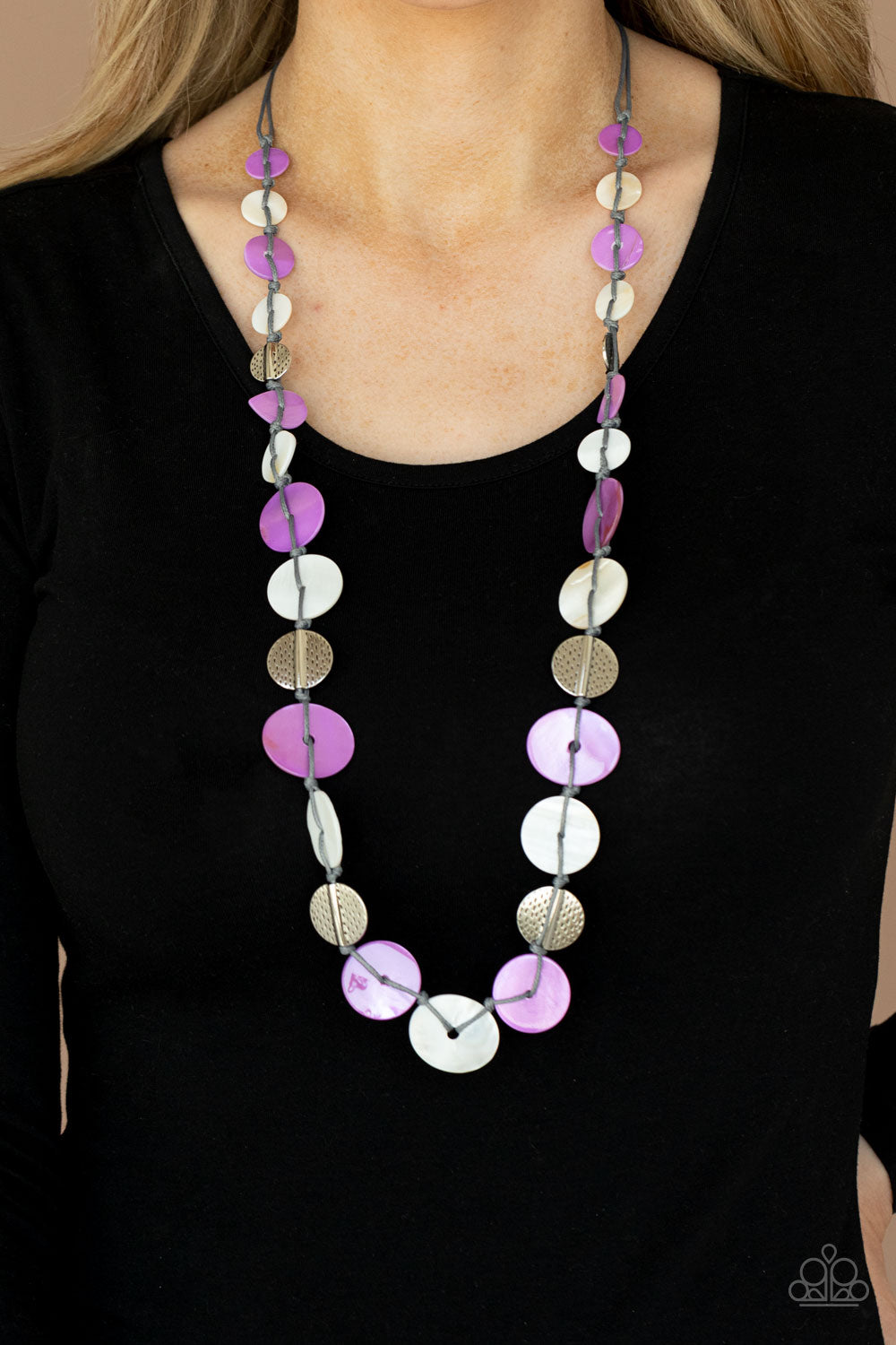 Paparazzi Necklace - Seashore Spa - Purple