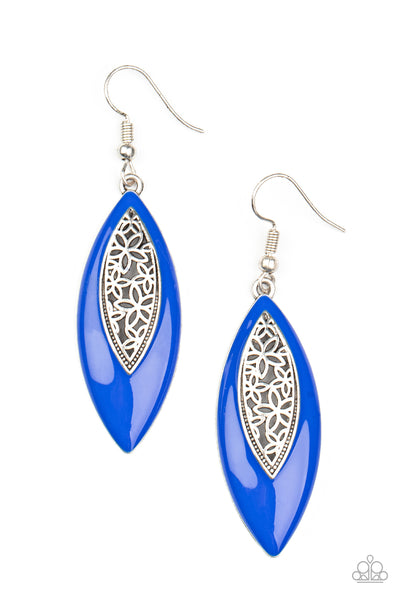 Paparazzi Earring - Venetian Vanity - Blue