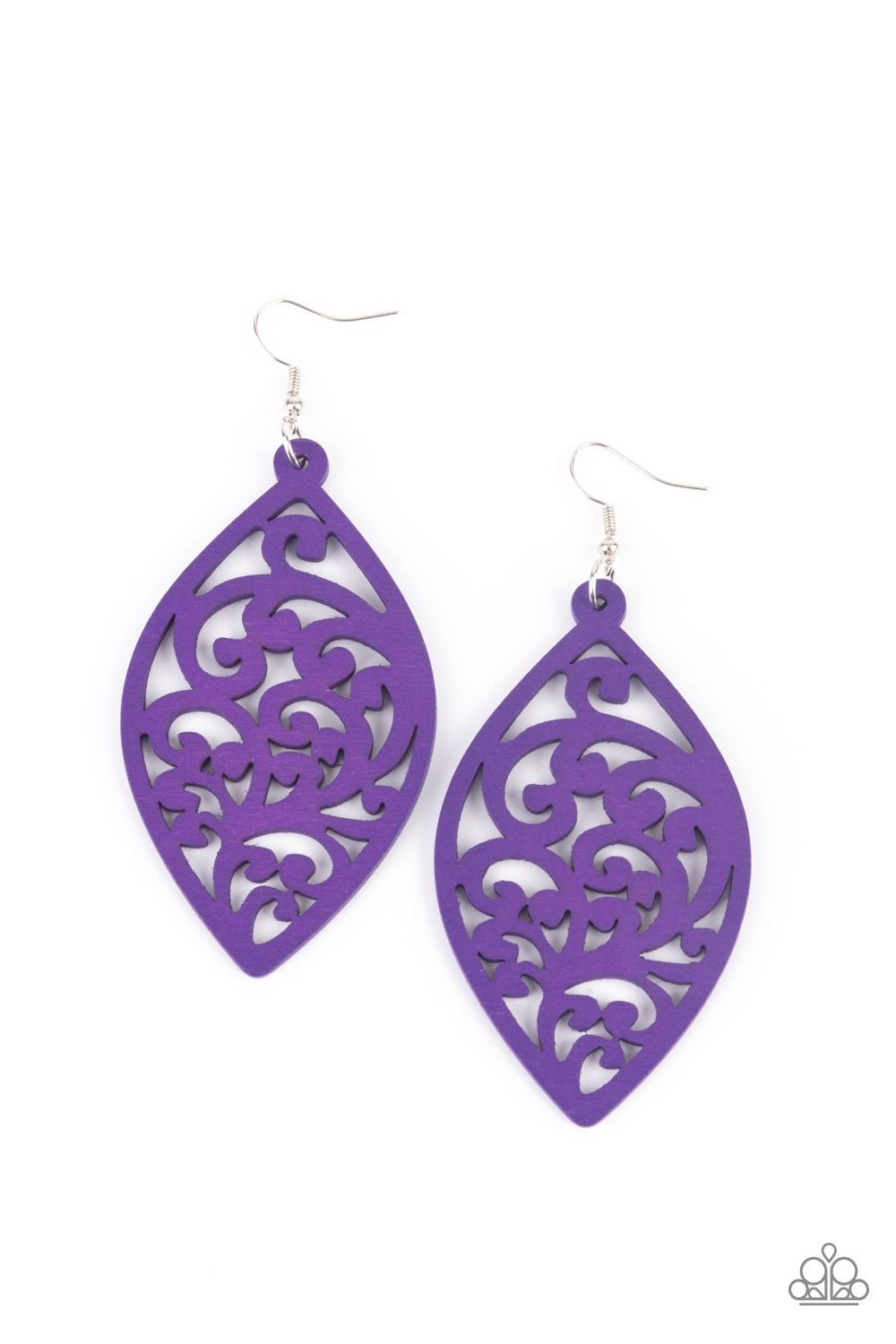 Paparazzi Earring - Coral Garden - Purple