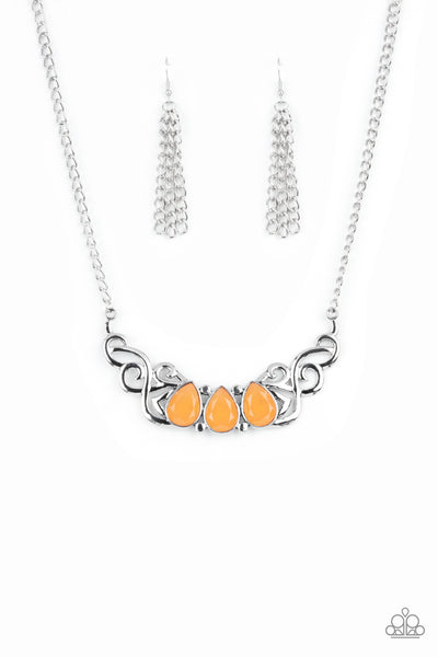 Paparazzi Necklace - Heavenly Happenstance - Orange