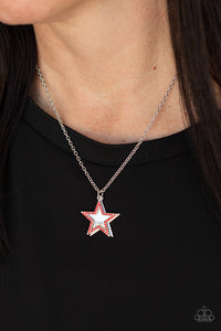 Paparazzi Necklace - American Anthem - Red