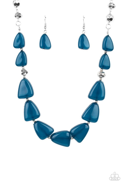 Paparazzi Necklace - Tenaciously Tangy - Blue