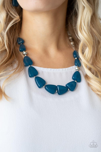 Paparazzi Necklace - Tenaciously Tangy - Blue