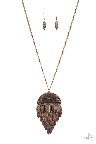 Paparazzi Necklace - Canopy Cruise - Copper