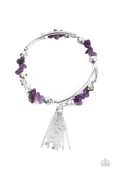 Paparazzi Bracelet - Mineral Mosaic - Purple