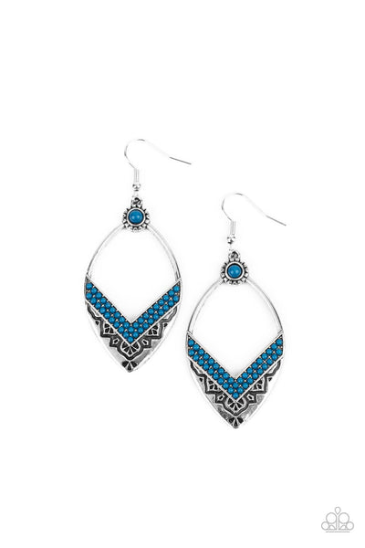 Paparazzi Earring - Indigenous Intentions - Blue
