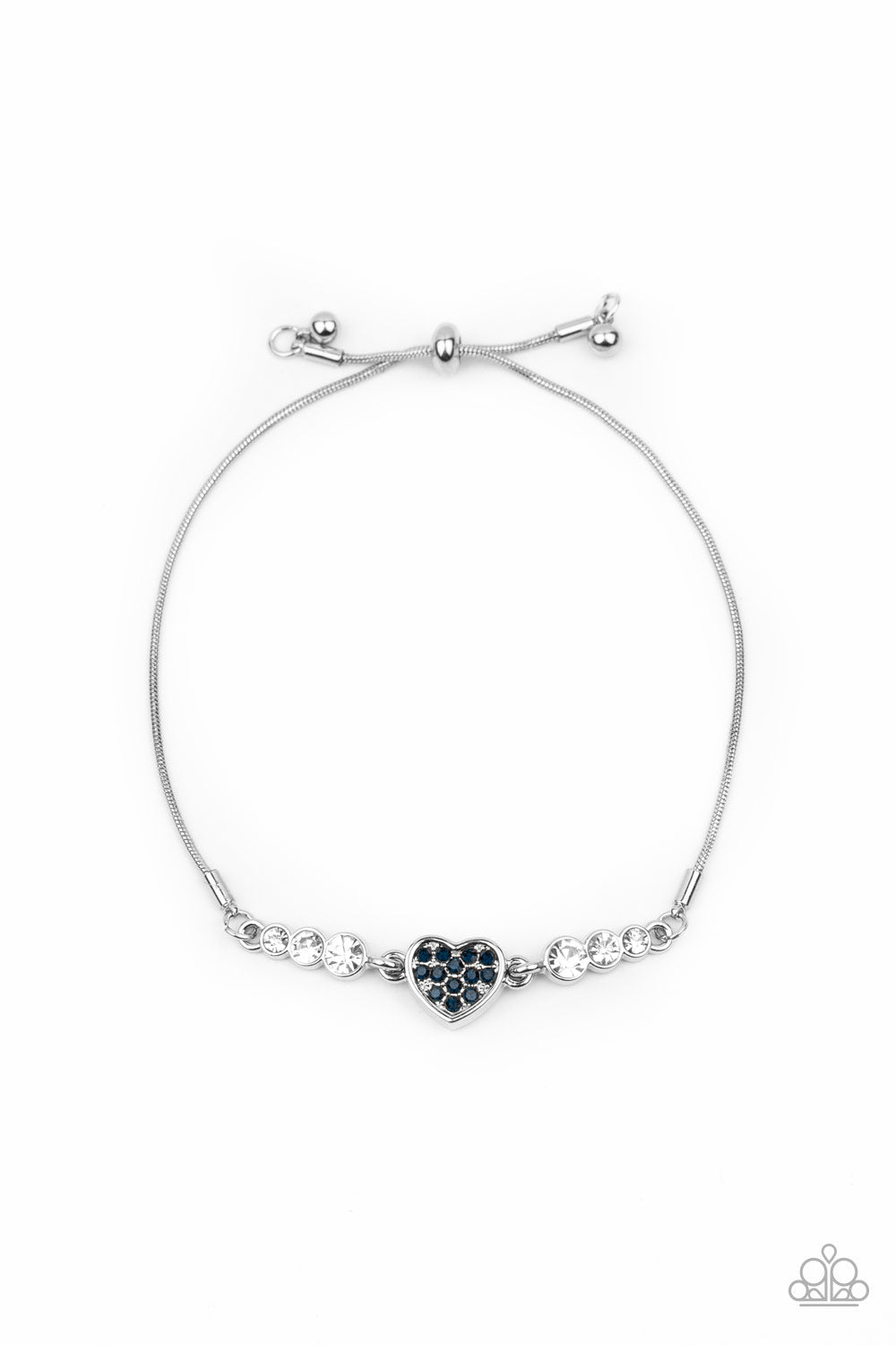 Paparazzi Bracelet - Big-Hearted Beam - Blue