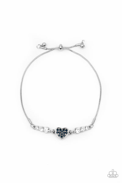 Paparazzi Bracelet - Big-Hearted Beam - Blue