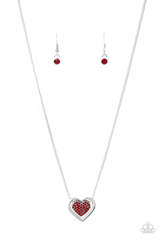 Paparazzi Necklace - Game, Set, Matchmaker - Red