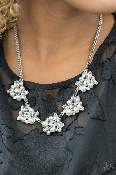 Paparazzi Necklace - HEIRESS Of Them All - White