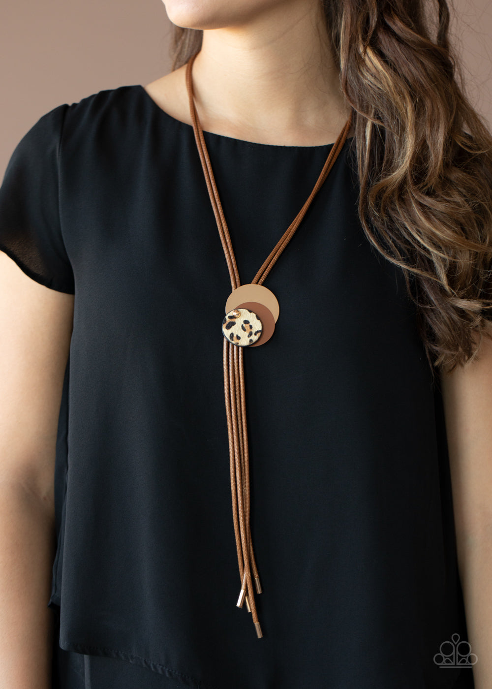 Paparazzi Necklace - I'm FELINE Good - Brown