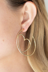 Paparazzi Earring - Love At First Bright - Gold