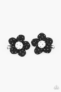 Paparazzi Hair Accessory - Polka Dotted Delight - Black