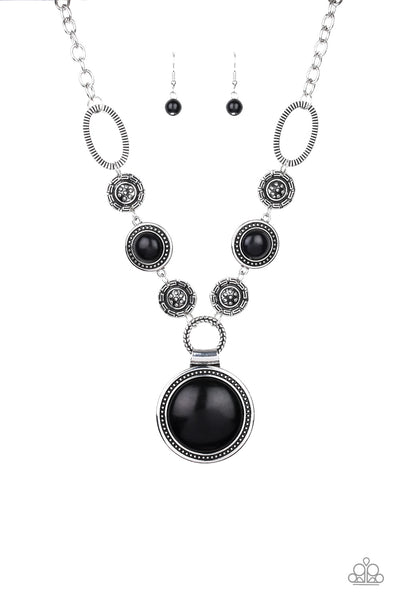 Paparazzi Necklace - Sedona Drama - Black