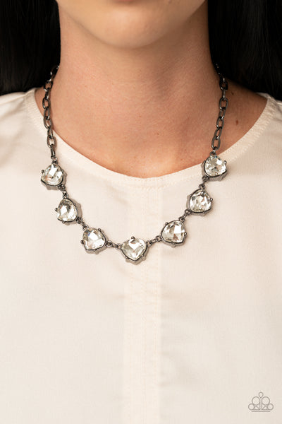 Paparazzi Necklace - Star Quality Sparkle - Black