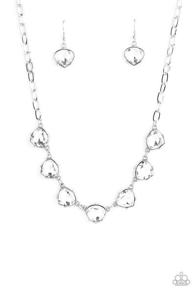 Paparazzi Necklace - Star Quality Sparkle - White