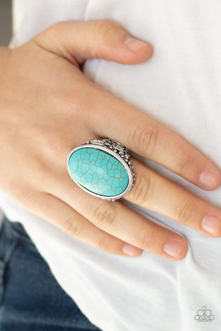 Paparazzi Ring - Stonehenge Garden - Blue