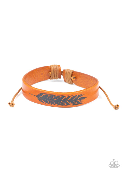 Paparazzi Bracelet - This QUILL All Be Yours - Brown Urban