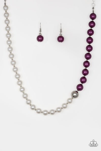Paparazzi Necklace - 5th Avenue A-Lister - Purple