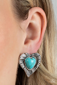 Paparazzi Earring - Rustic Romance - Blue