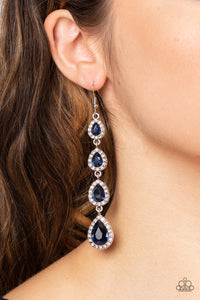 Paparazzi Earring - Confidently Classy - Blue