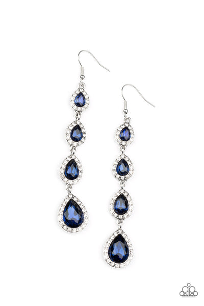 Paparazzi Earring - Confidently Classy - Blue