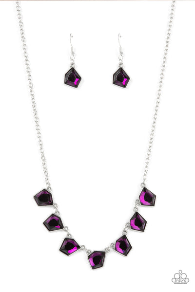 Paparazzi Necklace - Experimental Edge - Purple