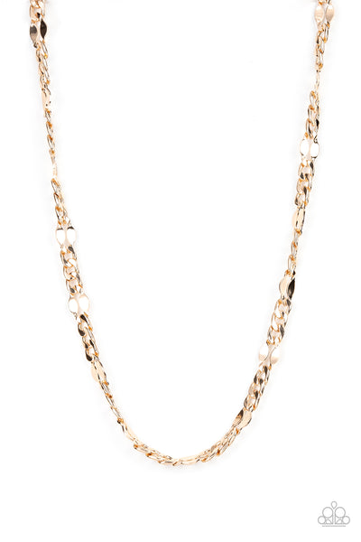 Paparazzi Necklace - G.O.A.T - Gold Urban