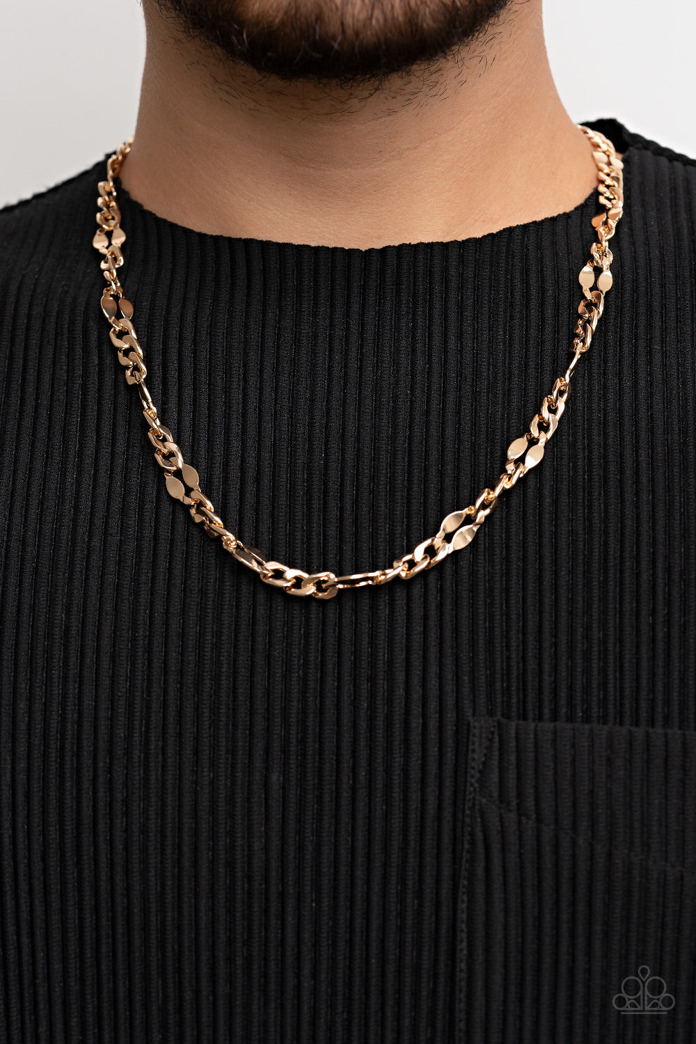 Paparazzi Necklace - G.O.A.T - Gold Urban