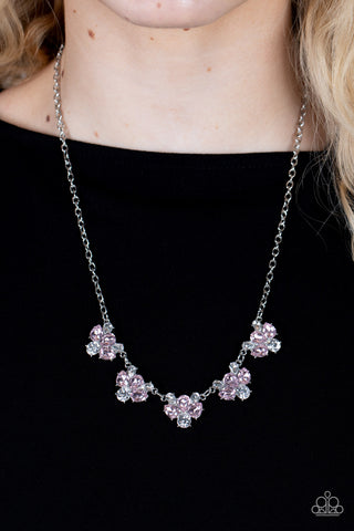 Paparazzi Necklace - Envious Elegance - Pink