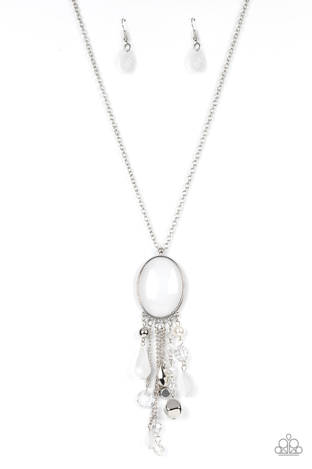 Paparazzi Necklace - Whimsical Wishes - White