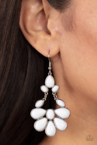 Paparazzi Earring - Colorfully Canopy - White