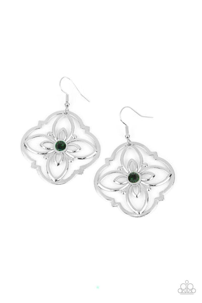 Paparazzi Earring - Treasure GROVE - Green