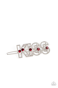 Paparazzi Hair Accessory - Kiss Bliss - Red Barrette