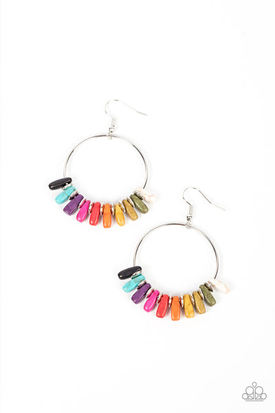 Paparazzi Earring - Earthy Ensemble - Multi