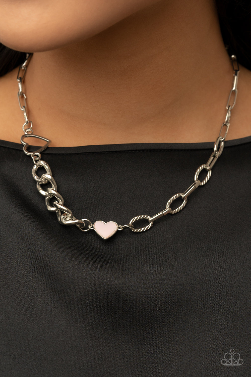 Paparazzi Necklace - Little Charmer - Pink
