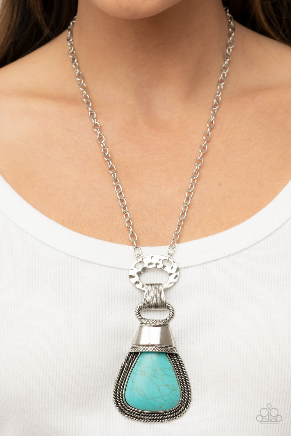 Paparazzi Necklace - Rodeo Royale - Blue