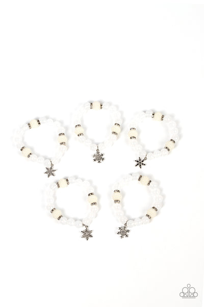 Starlet Shimmer Bracelet - Snowflakes