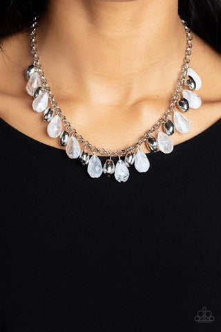 Paparazzi Necklace - Summertime Tryst - White