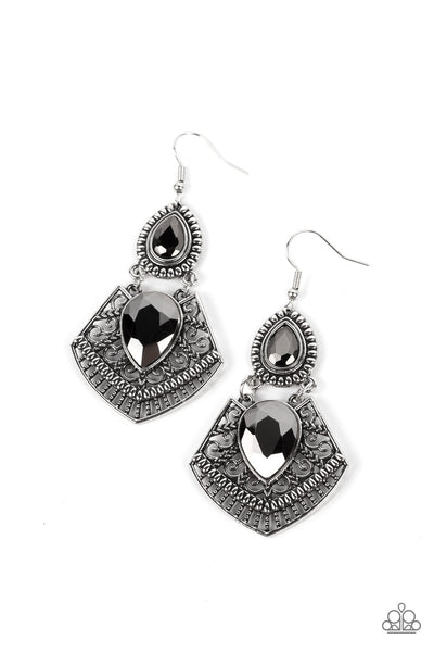 Paparazzi Earring - Royal Remix - Silver