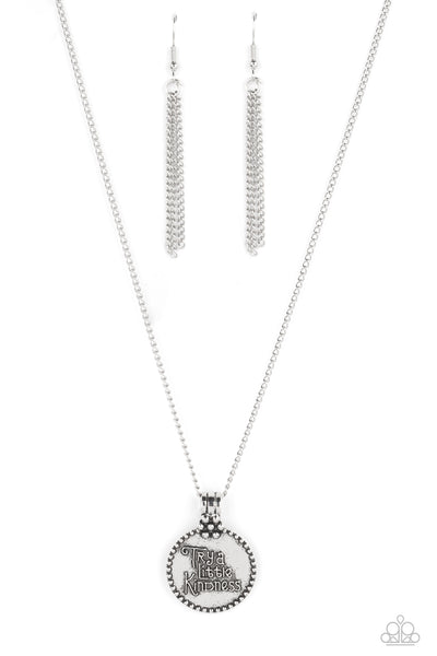 Paparazzi Necklace - The KIND Side - Silver