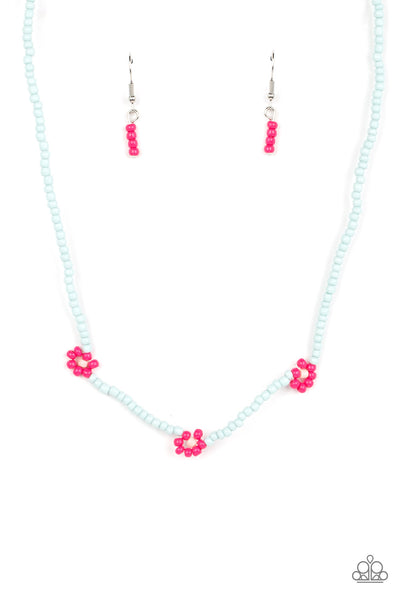 Paparazzi Necklace - Bewitching Beading - Pink